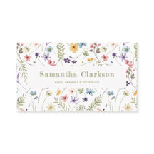 Reizvolles Elegantes Aquarell-Wildblumenmuster