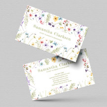 Reizvolles Elegantes Aquarell-Wildblumenmuster