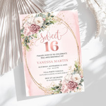 Reizvolles Staubrosa Florales Grün Sweet Sixteen