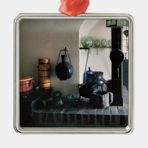 Rekonstruktion einer Apotheke Silbernes Ornament