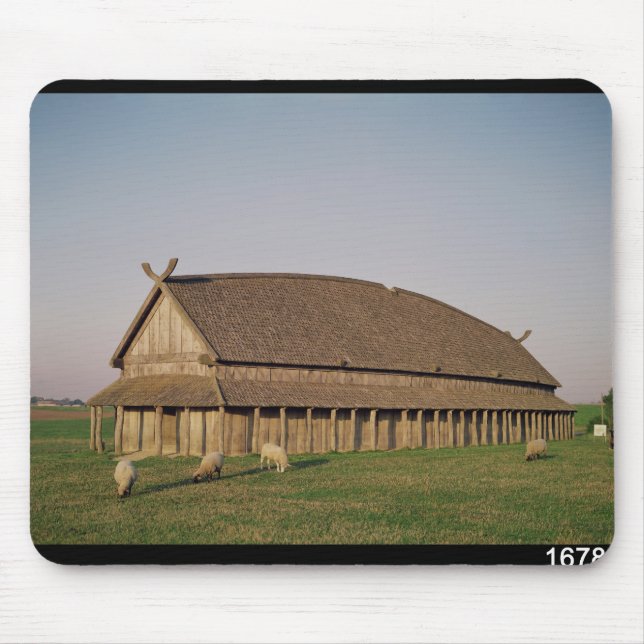 Rekonstruktion eines Viking-Hauses des 11. Mousepad (Vorne)