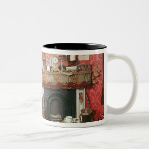 Rekonstruktion von Raum Sherlocks Holmess Zweifarbige Tasse