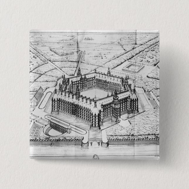 Rekonstruktion von Theleme Abtei Button (Vorderseite)