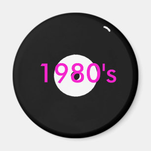 Rekord der 80er Jahre Magnet