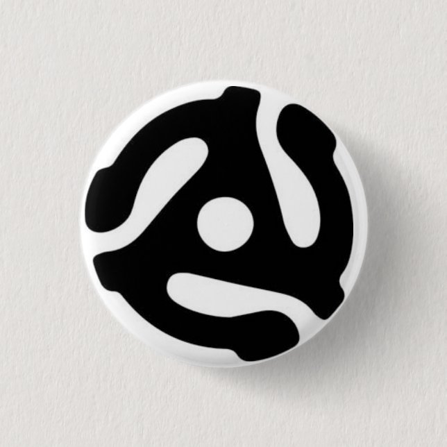 Rekordadapter mit 45 U/min Button (Vorderseite)