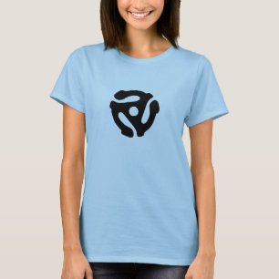 Rekordadapter-Shirt mit 45 U/min T-Shirt
