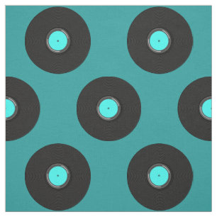 Rekordalbum-Muster Stoff