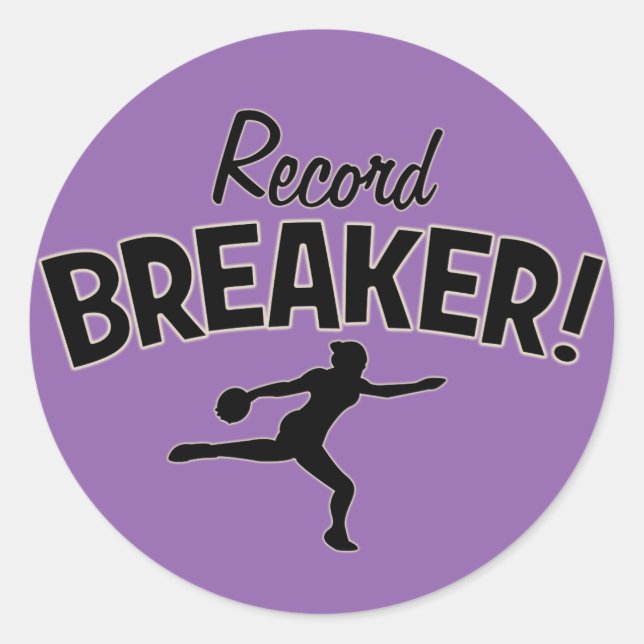 Rekordbrecher! Discus Throw Stickers (Vorderseite)