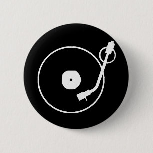 Rekordspieler-Knopf Button