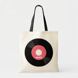 RekordTasche 45s (rosa) KUNDENGERECHT Tragetasche