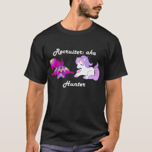 Rekrutierer Lila Eichhörnchen Unicorn Hunter Premi T-Shirt