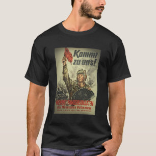 Rekrutierung von Militärpersonal im ostdeutschen W T-Shirt
