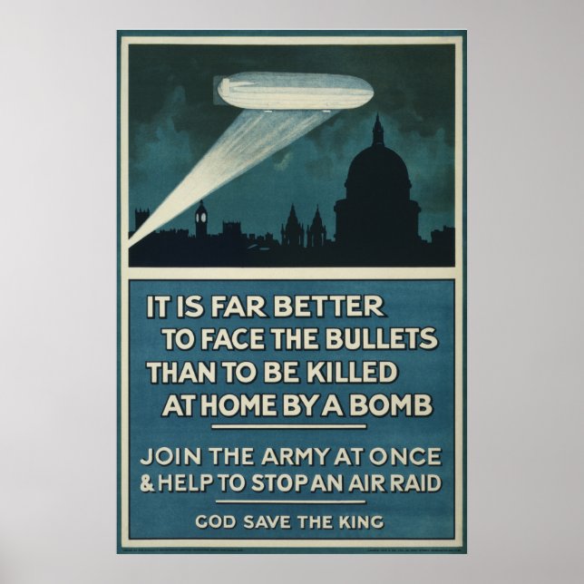 Rekrutierungspaket der britischen Armee des Ersten Poster (Vorne)