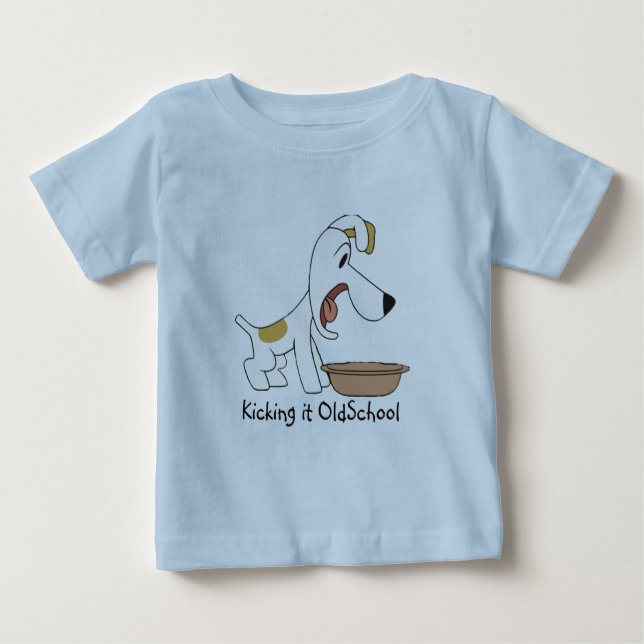 Reksio - es tretend OldSchool Baby T-shirt (Vorderseite)