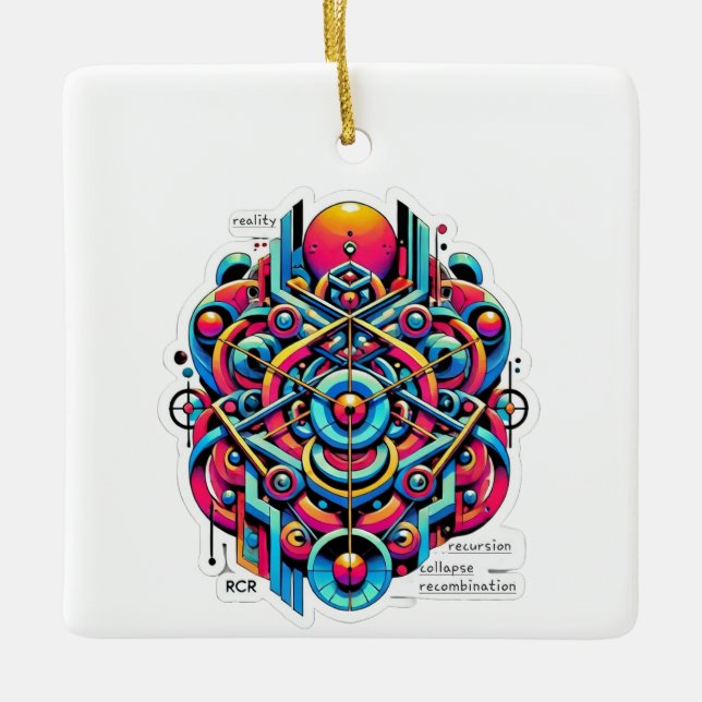 Rekursion, Kollaps und Rekombination Ornament (Vorderseite)