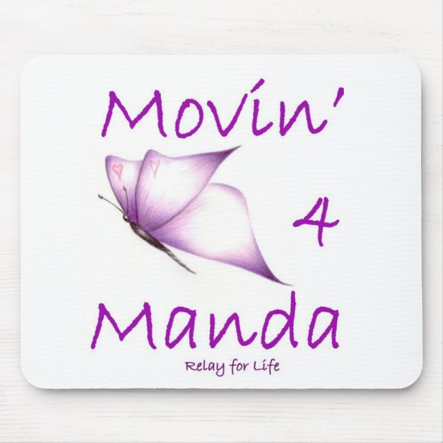 Relais für Leben-Mausunterlage Mousepad (Vorne)
