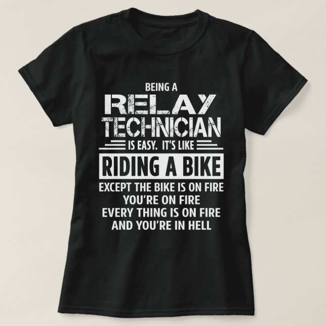 Relaistechniker T-Shirt (Design vorne)