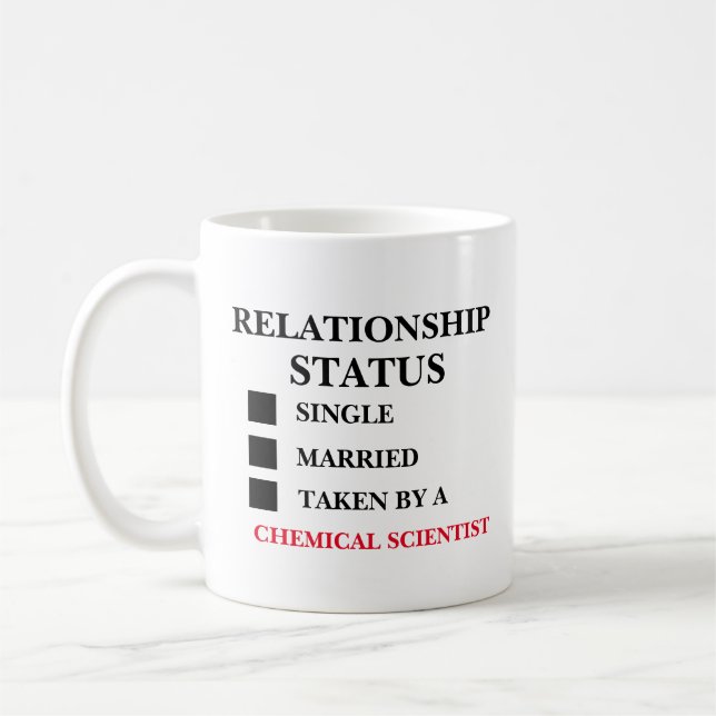 Relationship Status Chemical Scientist Kaffeetasse (Links)