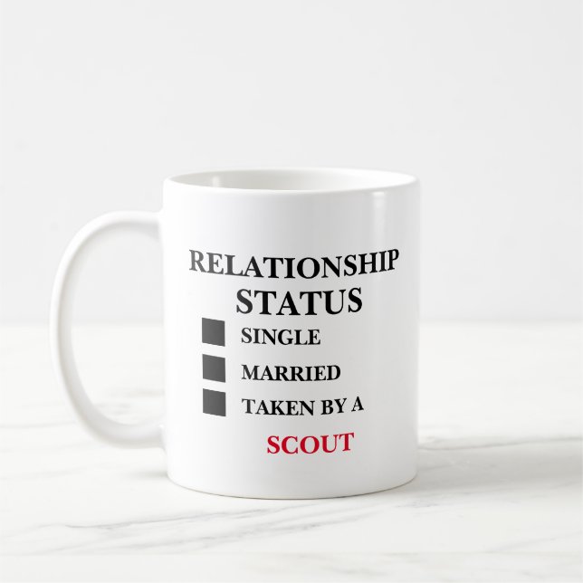 Relationstatus-Scout Kaffeetasse (Links)