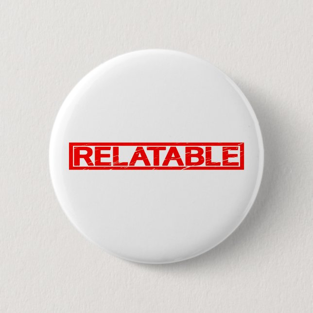 Relative Briefmarke Button (Vorderseite)