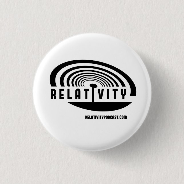 RELATIVITÄTS-Logoknopf Button (Vorderseite)