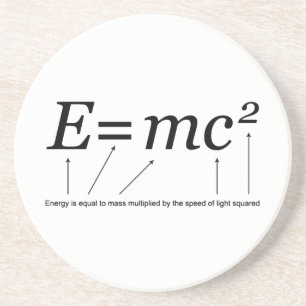 Relativitätstheorie E=MC2 Getränkeuntersetzer