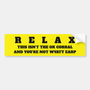 RELAX AUTOAUFKLEBER