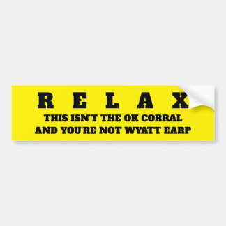 RELAX AUTOAUFKLEBER