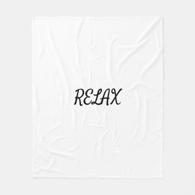 RELAX FLEECEDECKE (Vorderseite)