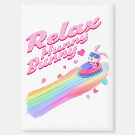 Relax Hunny Bunny Magnet