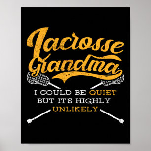 Relax I Liebe Lacrosse Oma Sprichwort Lax ist Lebe Poster