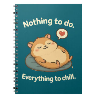 Relax Mode - Niedlich Hamster Journal Notizblock
