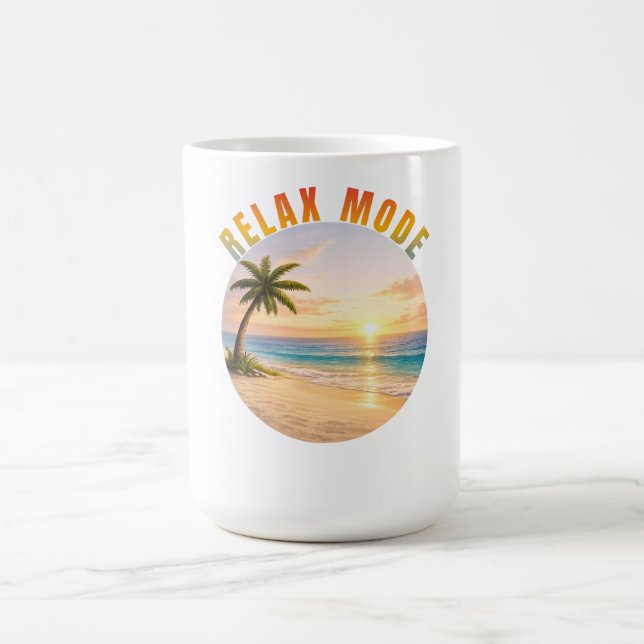 Relax Mode Tropical Sunset Kaffeetasse (Mittel)