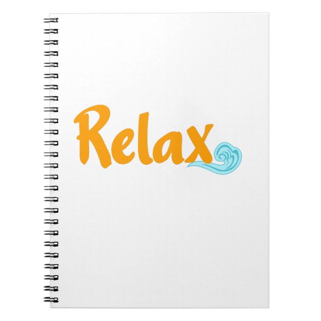 Relax-Notebook Notizblock (Vorderseite)