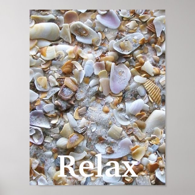 Relax Ocean Sand Poster (Vorne)