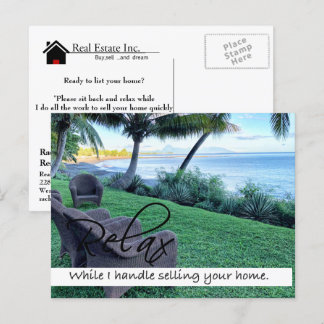 RELAX Real Anwesen Postkarte