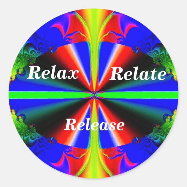 Relax, Relais, Release_ Aufkleber (Vorderseite)