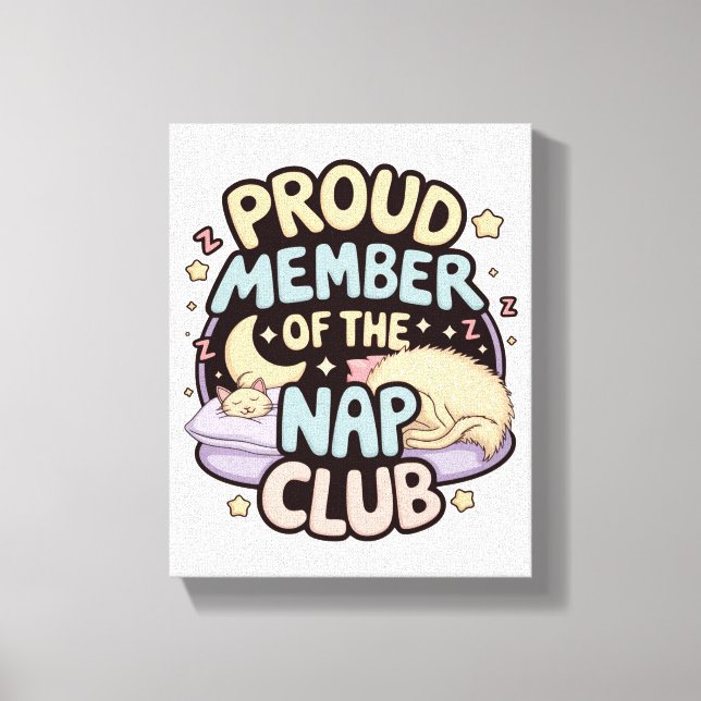 Relax & Relax - Nickerchen Lovers Perfekt Leinwanddruck (Vorderseite)