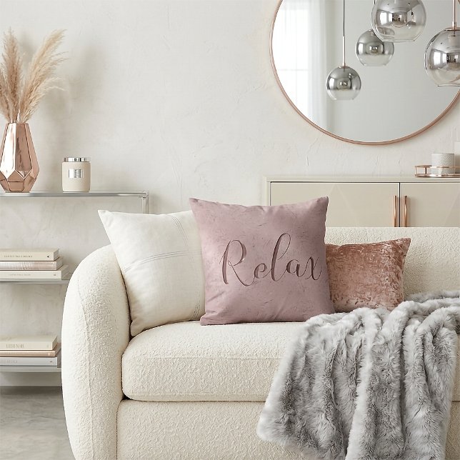 Relax Script Rose Kissen (Von Creator hochgeladen)