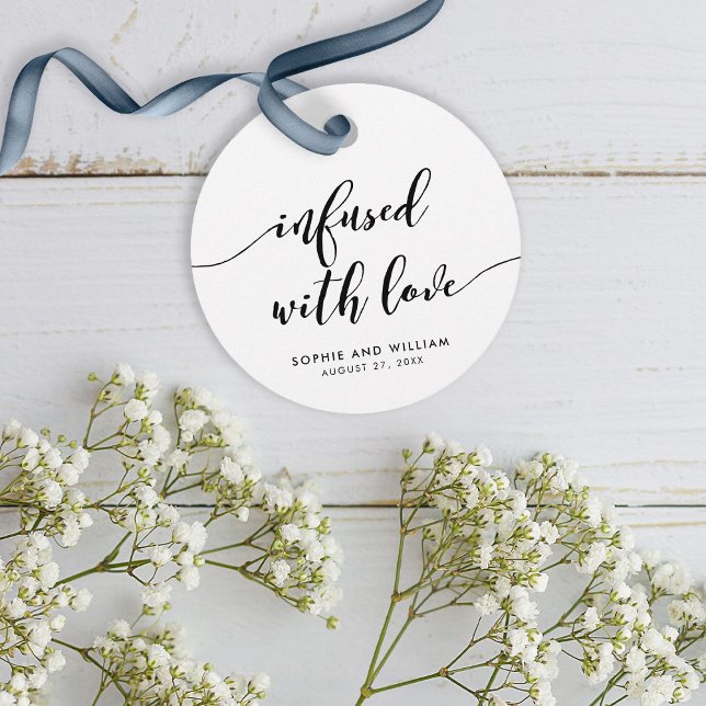 Relax Skript mit Liebe Hochzeit infiziert Geschenkanhänger (Von Creator hochgeladen)