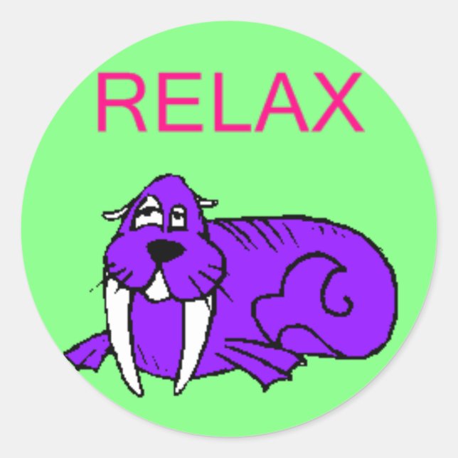 Relax Sticker (Vorderseite)