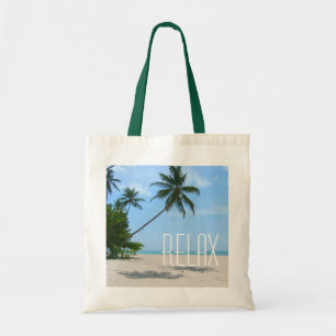 "Relax" Tropical Beach Tasche