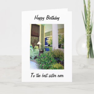 RELAX UND GENIESSEN SIE IHREN BIRTHTAGSISTER KARTE