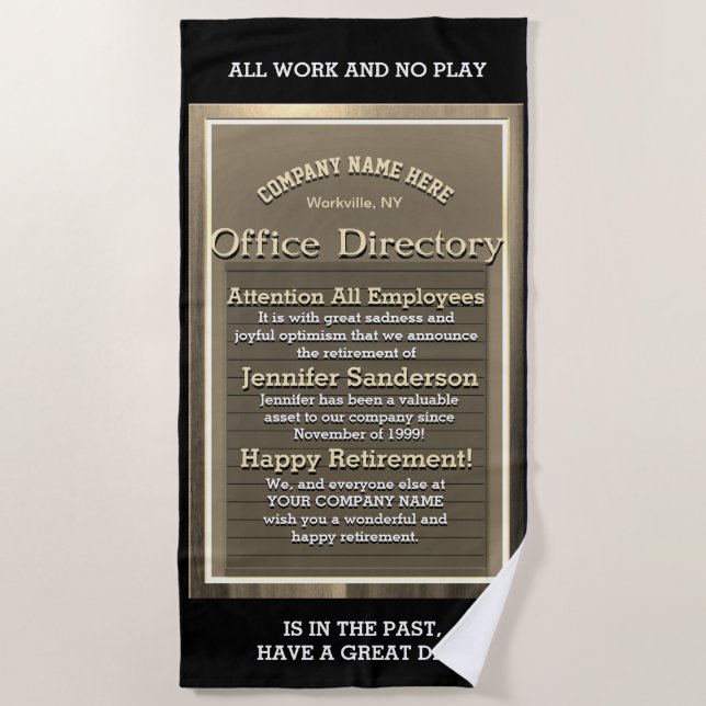 Relax und Spaß beim Sonnenaufgang Strandtuch (Vorderseite)