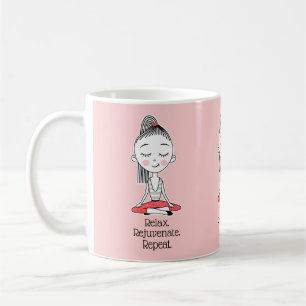 Relax Zen Peace Yoga Kaffeetasse