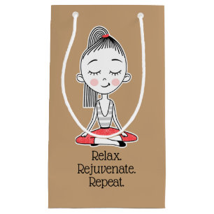 Relax Zen Peace Yoga Kleine Geschenktüte
