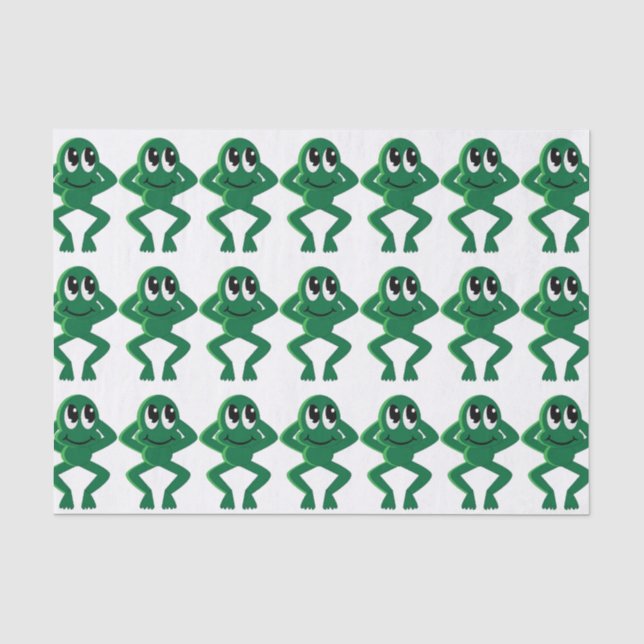RELAXE FROG SEIDENPAPIER (Vorderseite)
