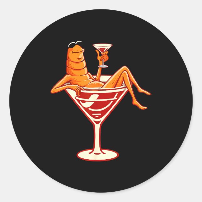 Relaxed Marcus The Worm Tail Funny Marcus The Worm Runder Aufkleber (Vorderseite)