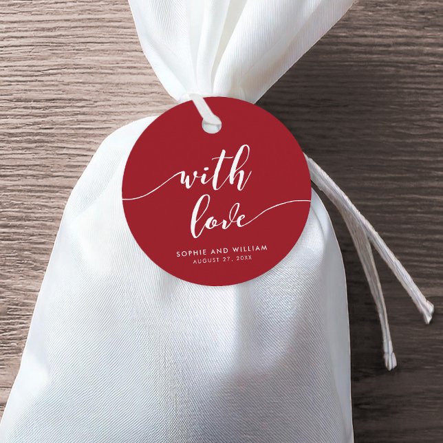 Relaxen Sie Skript mit Liebe bearbeitbarer Farbhoc Geschenkanhänger (Von Creator hochgeladen)