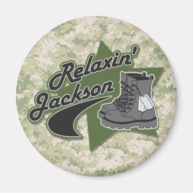Relaxin' Jackson Magnet (Vorne)